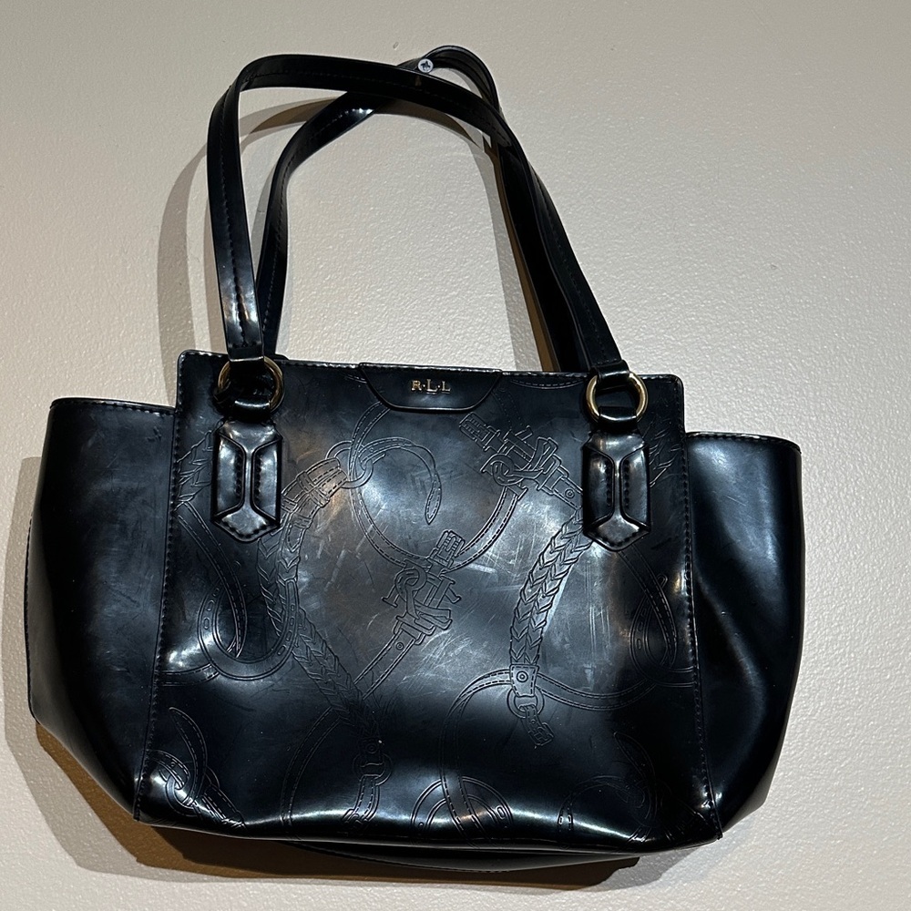 Lauren Ralph Lauren Black Shoulder Bag